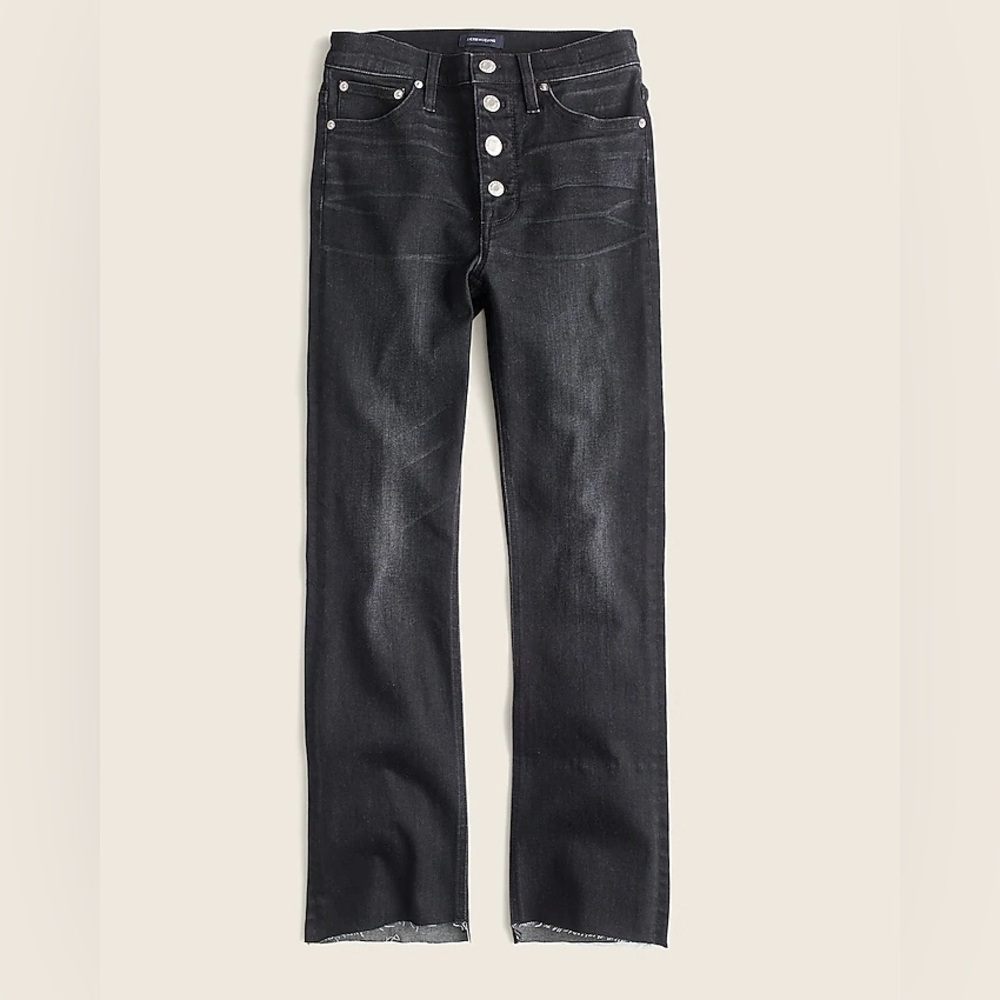 J.crew 9”‎ Billie Demi boot jeans charcoal 27